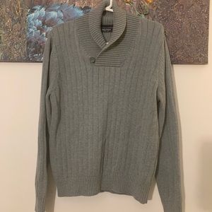 Nautica Mens Size Medium Shawl Collar Pullover Long Sleeve.